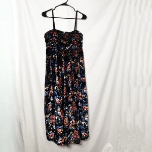NEW with tags Anthropologie Hutch Velvet Floral Wide Leg Jumpsuit